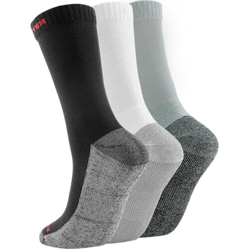 RockRooster CoolMax Mens Moisture Control Durable Work Crew Socks 3 Pairs Per Pack