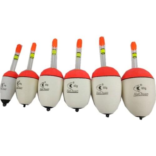Upgraded version EVA Fishing Float 10g/20g/30g/40g/50g/60g Bobber night luminous Sticks Pot-bellied belly Fishing Tack