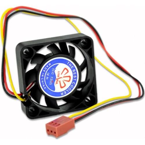 YCDC PROMOTION! 40mmx40mm 12V 3 Pin 4900-6050 RPM Sleeve Bearing PC Case Computer CPU Cooler Cooling PC Fan Heatsink Exhaust
