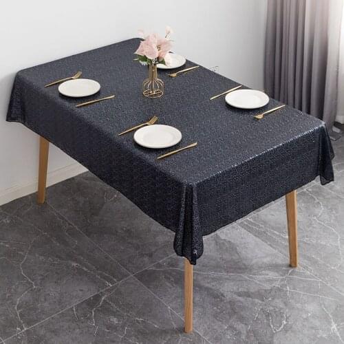 Rectangle Wedding Table Cloth Hotel Dining Room Kitchen Tablecloth Desk Cover