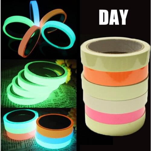 New Green/Blue/Orange 3M Luminous Tape Glow In The Dark Safety Stage Home Decorations Self-adhesive