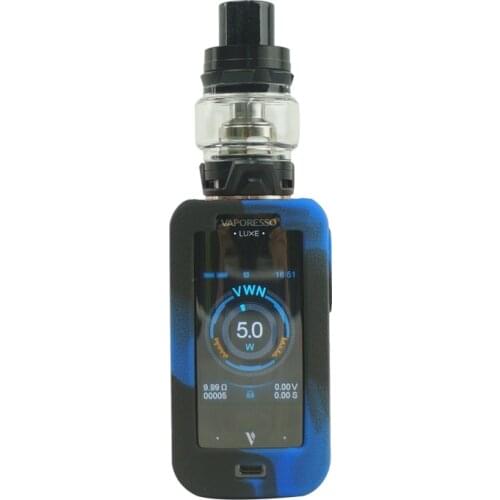 Luxe 220W Silicone case mod kit texture cover protect skin rubber sleeve anti-slip wrap