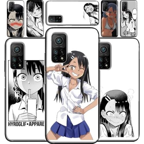 Cute Nagatoro For Xiaomi Mi 11 Lite Case Cover 10T Pro 11 Ultra Bumper Cover For POCO F3 M3 X3 Pro Case