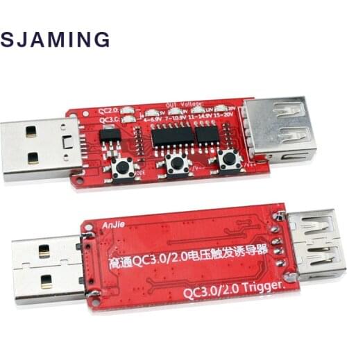 Qualcomm QC2.0/qc3.0 tester automatically detects phone quick charge voltage meter simulator Trigger 9V/12V/20V Aging test board