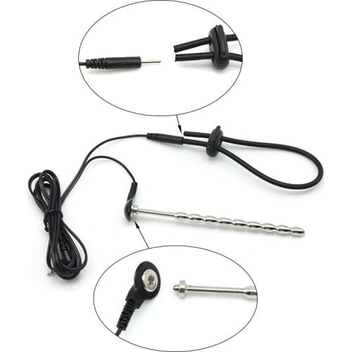 Adult Products Penis Urethral Sounds Metal Electric Male Urethral Dilators Sex Toys Erotic Accessories Electro Shock Penis Plug