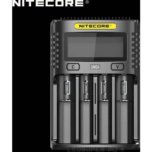 LCD Display NITECORE UMS4 / UMS2 Intelligent USB Four-slot Superb Charger