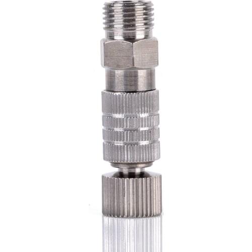 1pc Airbrush Quick Release Adaptor Fitting Coupling Connector 1/8inch 4x1x0.8cm For Rapid Tracheal Ligation
