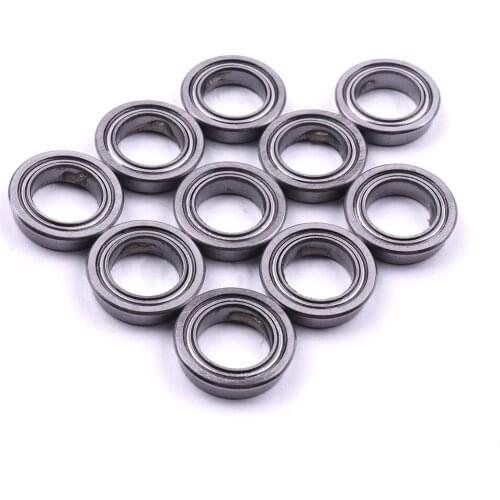 10Pcs High Quality Bearing Steel Flanged Miniature Bearing Diameter 5/6/8/10mm choice Micro Thin Bearing Tool
