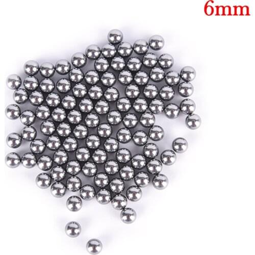 100pcs 4.5mm/6mm/5mm/4mm Steel Balls Pocket Shot Outdoor Hunting Slingshot Pinball Stainless Ammo Steel Balls Shooting Accessory
