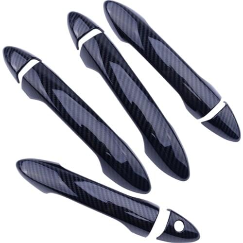 8PCS/SET Carbon Fiber Texture Door Handle Covers Case Trims fit for Honda Accord 2013 2014 2015 2016 2017