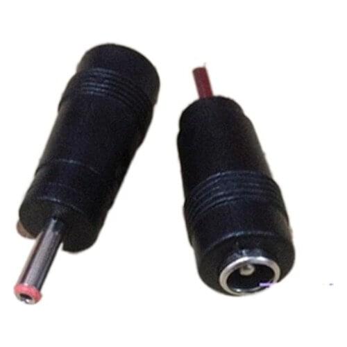 2pcs Copper Core Notebook DC Adapter Power Adapter 5.5*2.1 To 3.5X1.35 Plug