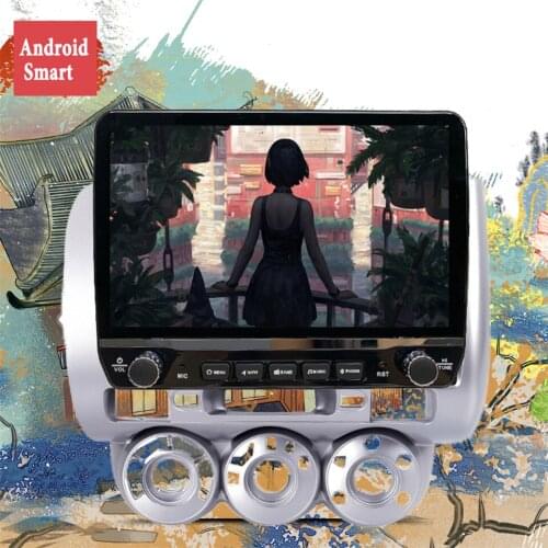 Android 10.0 2.5D Car DVD Player GPS Navigation Multimedia For Honda Fit Jazz City Radio 2004 2005 2006 2007 Head Unit Stereo