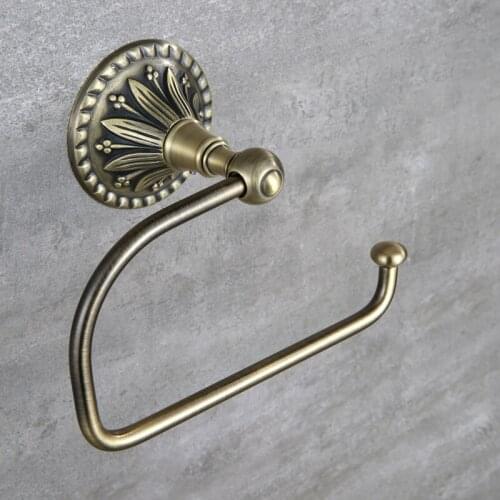 Free shipping Antique bronze Brass bathroom toilet paper holder