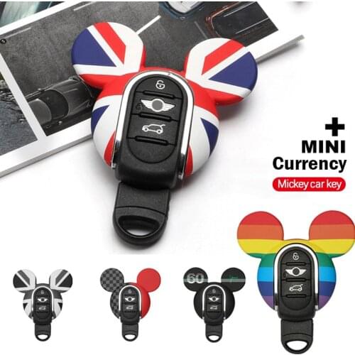 Car Key Case Cover Chain Miky Styling Key Protector decorazione per BMW Mini Cooper S JCW One F54 F55 F56 F57 F60 accessori auto