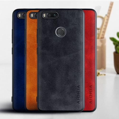 For Xiaomi Mi A1 case Luxury Vintage leather cover phone cases for Xiaomi Mi A1 5X funda coque capa Business Vintage style
