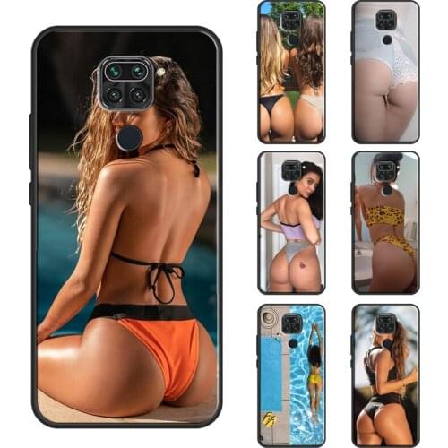 Sexy Bikini Girl Hot Case For Xiaomi Redmi Note 10 Pro Note 9 Pro 7 8 9S 8T Cover For Redmi 9T 9A 9C K40 7A 8A