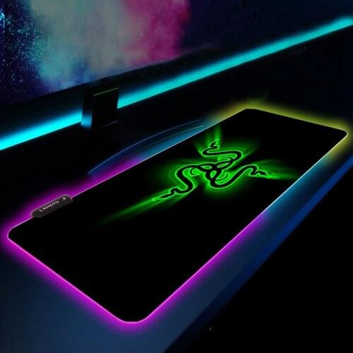 Large RGB Mouse Pad xxl Gaming Mousepad LED Mause Pad Gamer Copy Razer Mouse Carpet Big keyboard mouse pad Mat with Backlit gift