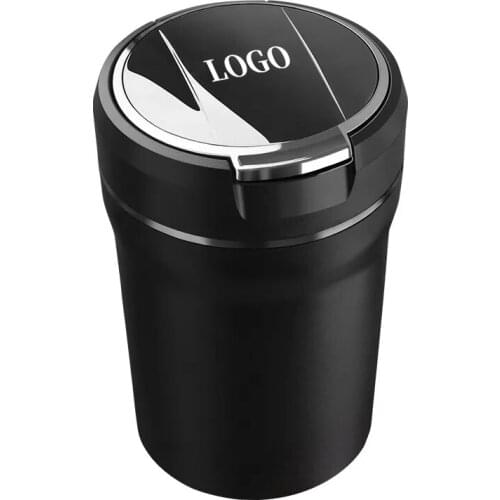 Creative and multifunctional LED light with cover in the car universal personality and easy to clean car ashtray