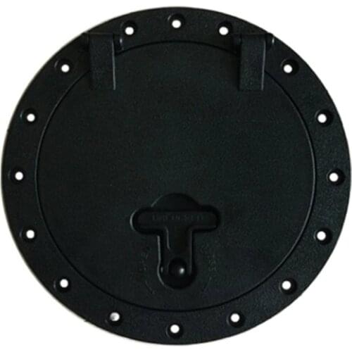 Marine Boat 8 inch Black Out Inspection Cover Deck Plate Hatch Accessories Marine yacht Detachable Cover RV Plastic DPB8