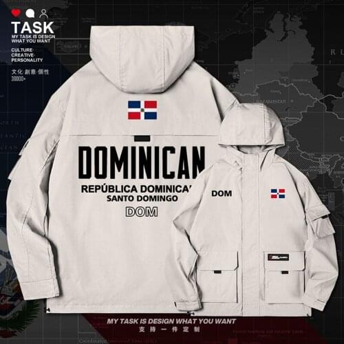 Dominican Republic Dominicana DOM men jacket hooded nation flag for men coat windbreaker top jackets printed clothes autumn