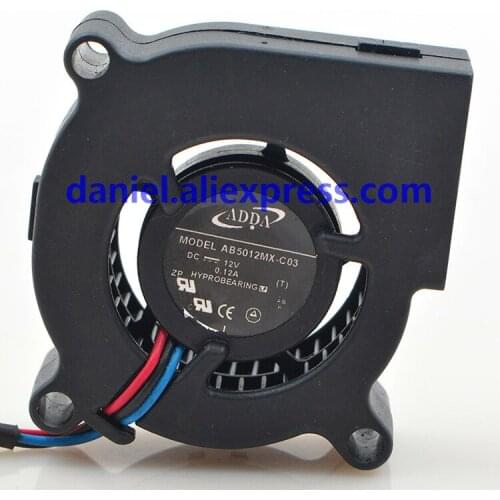 Original ADDA AB5012MX-C03 12V 0.12A 5020 5CM BenQ projector fan