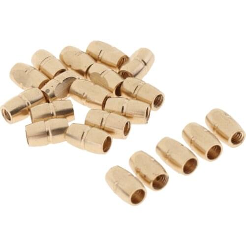 Pack/20pcs Copper Mouthpiece Clip Weld Screws 10x3mm Golden for Saxophone Sax Accessory