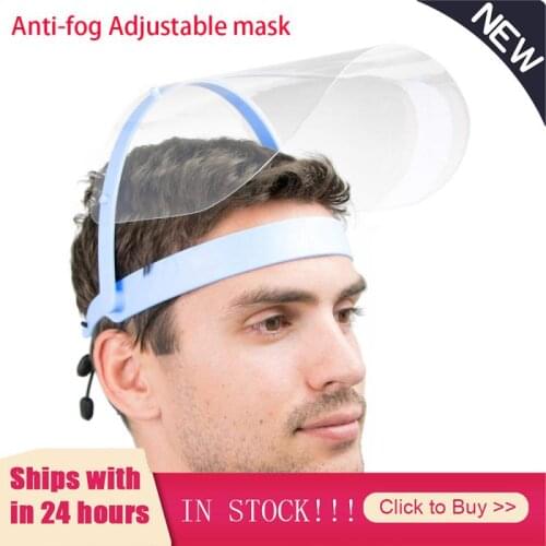 Kitchen Transparent Face Shield Dust-Proof Face Protective MaskReutilizable New Cooking Tools Anti-fog Adjustable Mask Tools