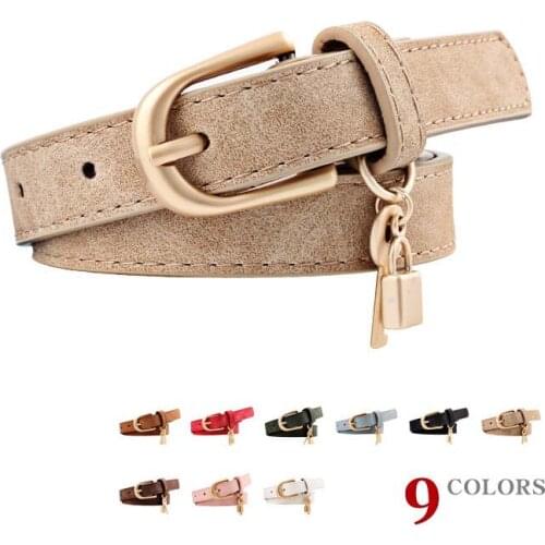 New Fashion Individual Decorative Female Belt Imitation Leather Pin Buckle Belt Casual Wind Jeans Women Belts White Red Ceinture