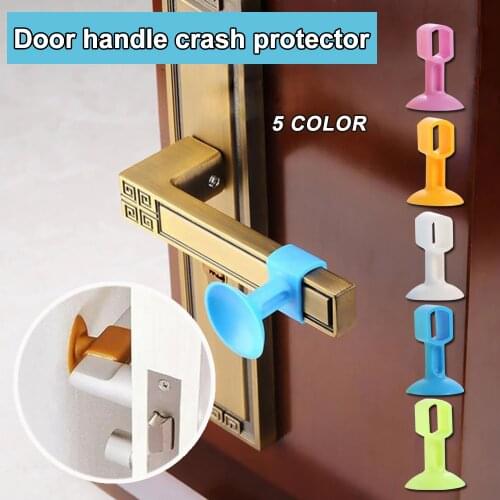 Home Door Handle Knob Silicone Doorknob Safety Cover Guard Protector Baby Protector Child Protection Products Anti-Collision