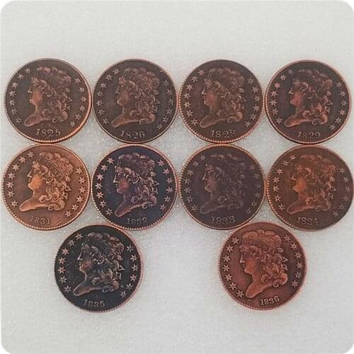 United States (1825-1836) Copper Coin Commemorative Collectible Coin Gift Lucky Coin Challenge Coin