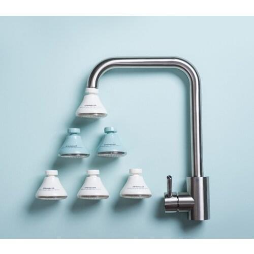 Splash-proof Spout Extension Medical Stone Water Filter for Kitchen Faucet Household Tap Water Booster Shower and Purifier