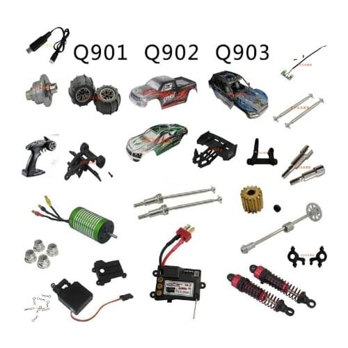 XINLEHONG XLH Q901 Q902 Q903 RC Car spare parts car shell column Tire Swing arm gear Differential Drive shaft ESC servo etc