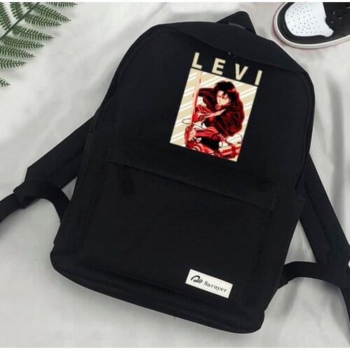 Japanese Anime Attack on Titan Shingeki No Kyojin Backpack for Teenagers Cool Manga Laptop Travel Casual Bag Back Pack Sac A Dos