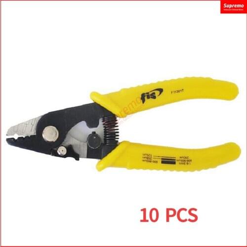 10pcs/lot FIS Fiber stripping pliers F11301T FIS Tri-Hole Fiber Optic Stripper Miller Wire stripper