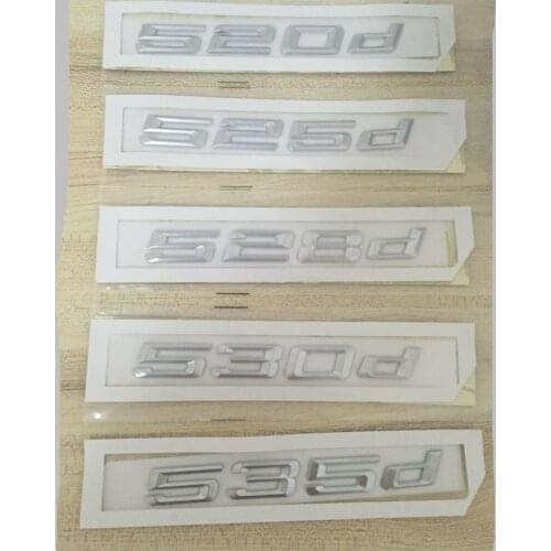 1X 3D letter number 320d 330d 335d 328d 325d 530d 535d 528d 525d 520d car Emblem Badge sticker Car Fender Stick Car Styling