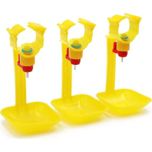 20PCS Chicken Water Drinking Cups Automatic Chicken Water Nipple Drinker Nipple Drinker For Quail Nipple Drinkers For Chickens