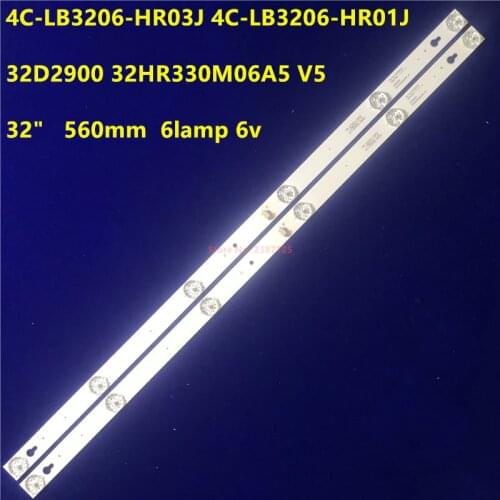 20 PCS/lot 6LED LED backlight strip for Thomson 32HB5426 TCL 32L2600 TL32P1A 4C-LB3206-HR03J HR01J TOT_32D2900 32HR330M06A5 V5