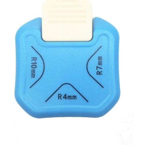 3-in-1 Mini Corner Trimmer R4/R7/R10mm Card Scrapbooking for DIY Handmade Crafts R4/R7/R10mm 3 in 1 Round Corner Puncher DIY