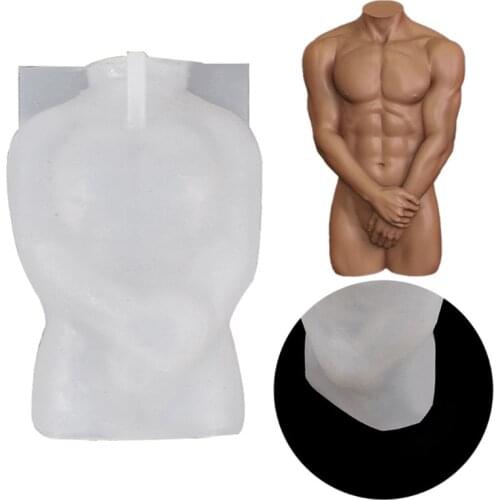 3D Art Body Crystal Epoxy Resin Mold Men Women Human Aromatherapy Plaster Wax Silicone Mould DIY Crafts Decor Tools