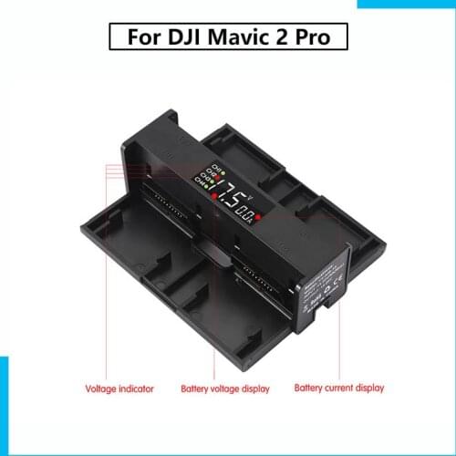 4 in 1 Battery Charging Hub For DJI Mavic 2 Pro Zoom Drone Portable Intelligent Charger Band LED Digit Display Accessories