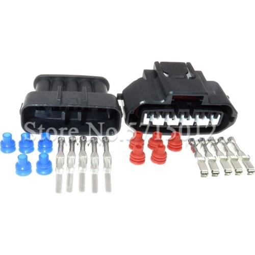 5 Hole MG640945-5 7283-7050-30 Engine Plug Female Male Wire Harness Connector Ignition Air Flow Meter Socket For Toyota