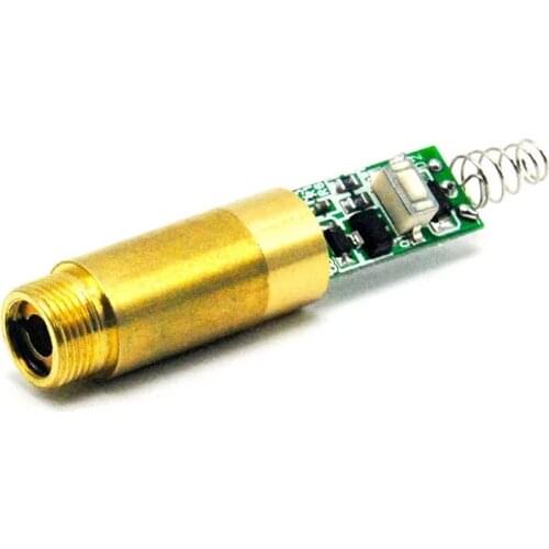 532nm 10mw 3V Dot Green Laser Module LED Module Lights w Spring