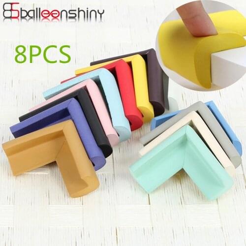 8PCS Child Corner Edge Protectors Safety Protection Extra-Dense Cushioned Baby Corner Guards w/3M Adhesive Protect Children KID