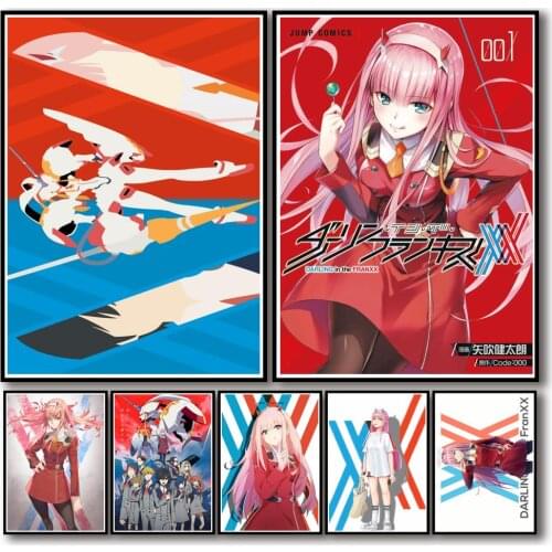 5D DIY Diamond Painting Anime DARLING In The FRANXX Poster Art Picture Diamond Embroidery Mosaic Home Decoration Gift Kit