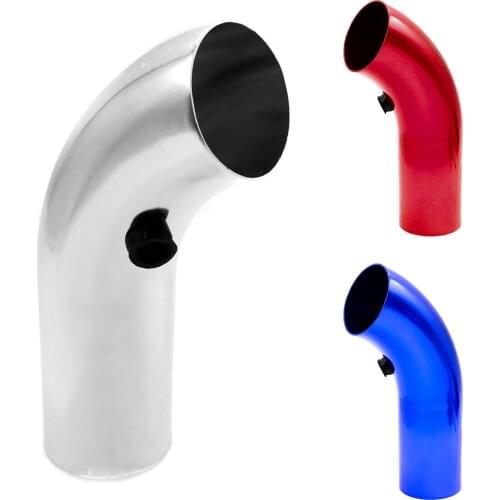 Car Modified 76mm Car Cold Air Filter Aluminum Alloy Induction Intake Pipe Kit for most cars, autos, trucks