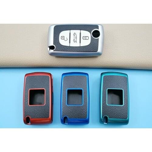 TPU Remote Key Case Cover For Peugeot 207 307 308 407 607 807 For Citroen C2 C3 C4 C5 C6 Flip Foldable Car Key Shield 3 Buttons