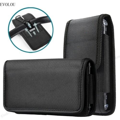 Oxford Cloth Belt Clip Case For Redmi Note 10 Pro 9 K40 Pro Plus 9A Waist Phone Bag For POCO X3 NFC M3 10 Ultra 10T Lite Cover