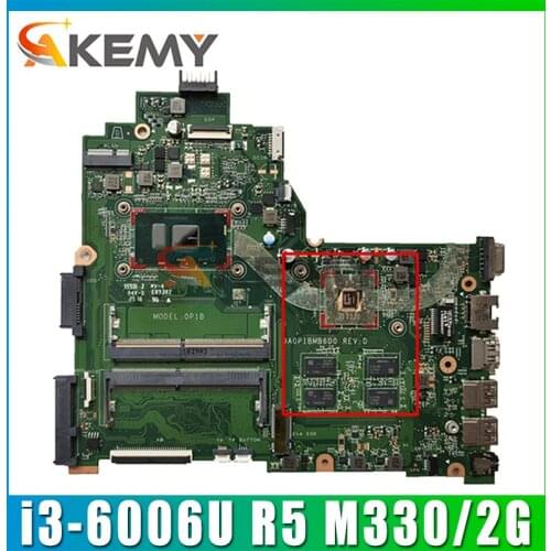 For HP 14-BS 240 G6 Series Laptop Motherboard DA0P1BMB6D0 With SR2UW i3-6006u CPU R5 M330/2G GPU 100% Tested Fast Ship