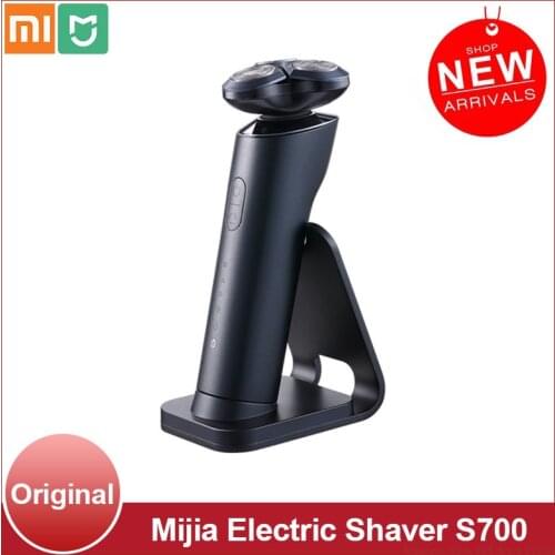Xiaomi Mijia Electric Shaver S700 Rechargeable Ceramic Blade IPX7 Waterproof Wet Dry Beard Trimmer All aluminum Body Razor