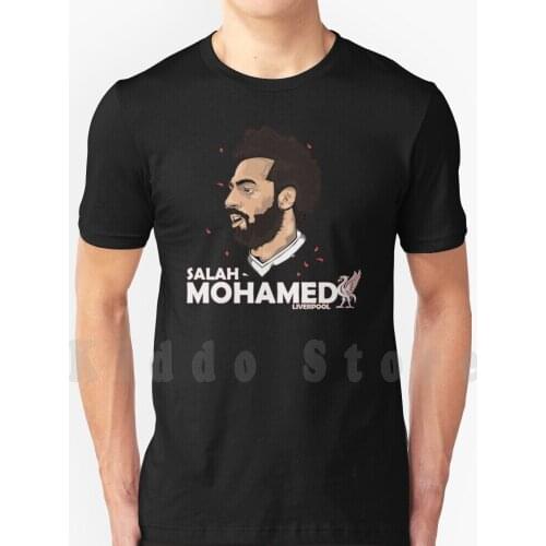 Mohammed Salah & T Shirt Print For Men Cotton New Cool Tee Mohammed Salah Salah Football Club Football Egypt
